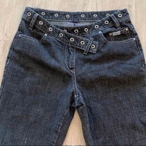 Unique snap button jeans
